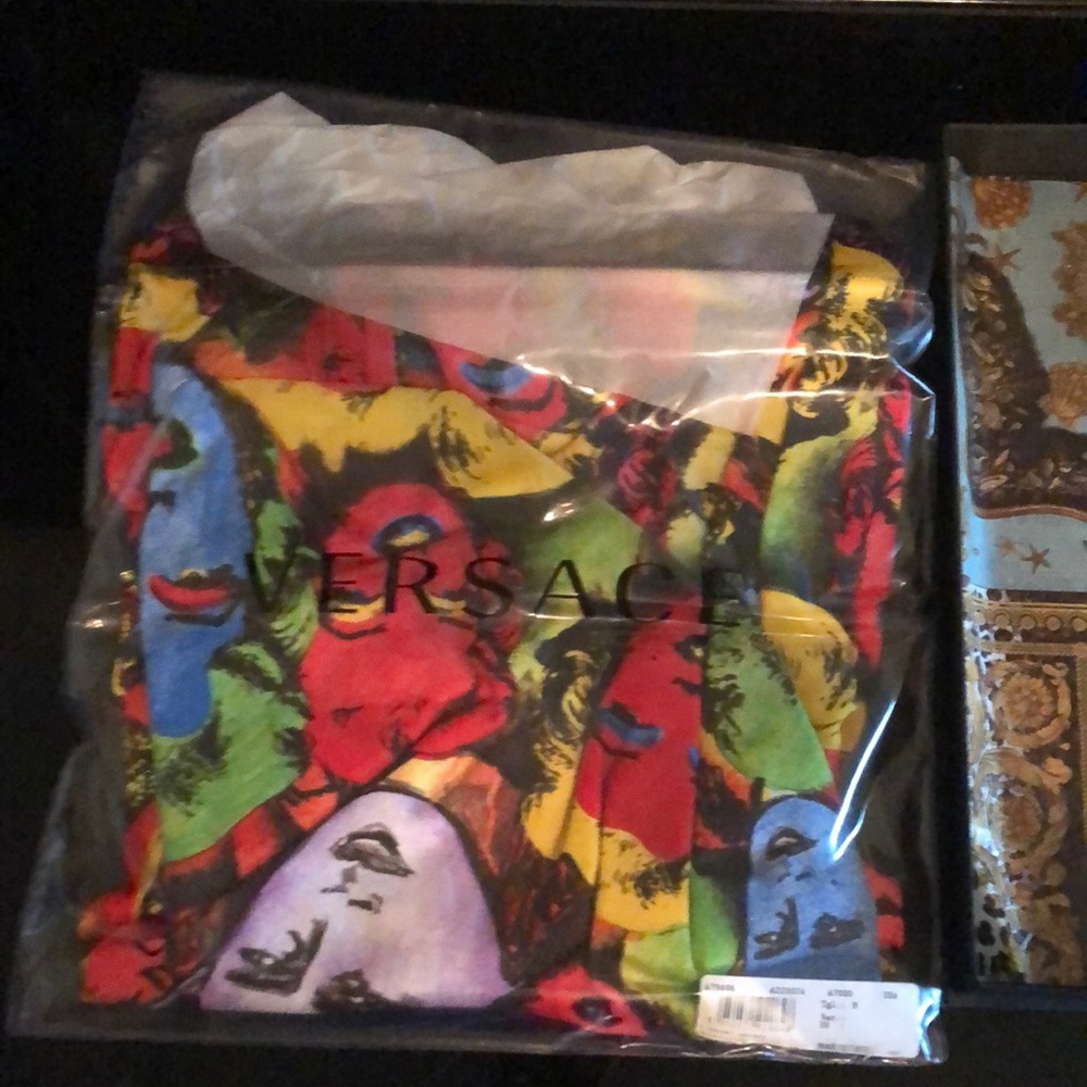 Versace Warhol print tribute T-shirt